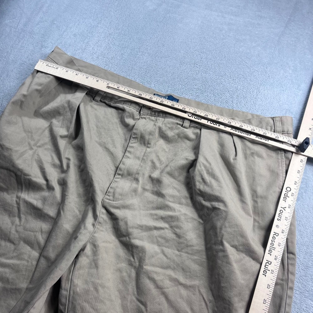 Polo Ralph Lauren Mens Pleated Chino Shorts Khaki Tan 100% Cotton Size 50B - Picture 4 of 10
